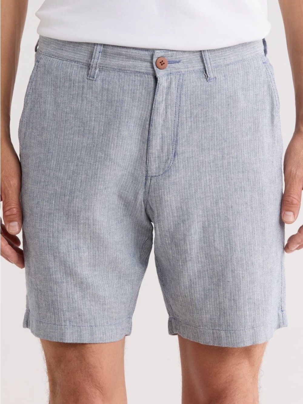 NWT Tommy Bahama Light Blue Textured Flat-Front Shorts 38”